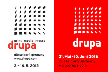 Porovnání drupa 2012 a drupa 2016