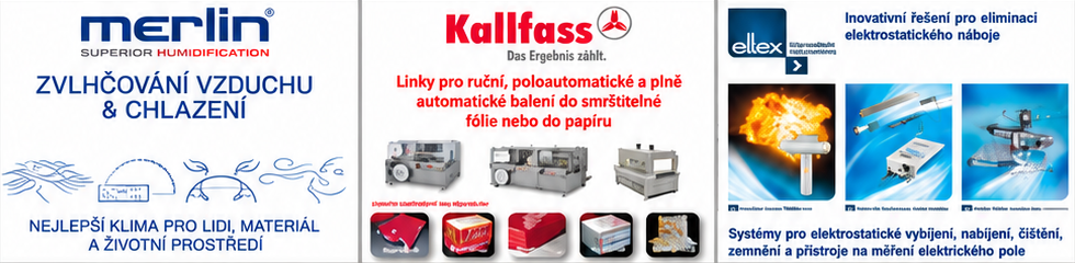 Partneři MR MEDIA: MERLIN – zvlhčování a chlazení, KALLFASS – balicí linky, ELTEX – elektrostatika